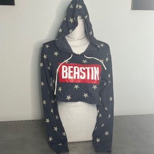 Star Cropped Hoodie